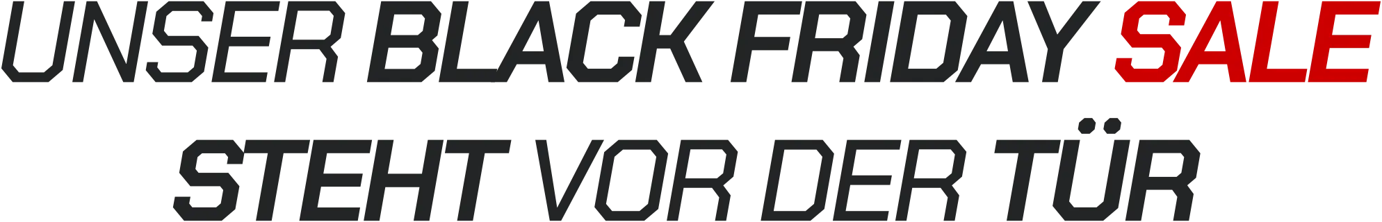 Register for Black Friday