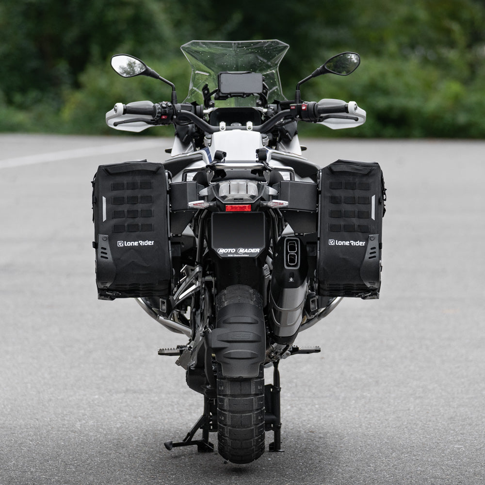 Alpha Rider Motorrad Gepäcknetz,375 x 250 mm Kofferraumnetz mit 4